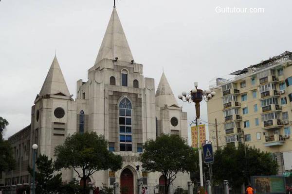 桂林基督教堂旅游
