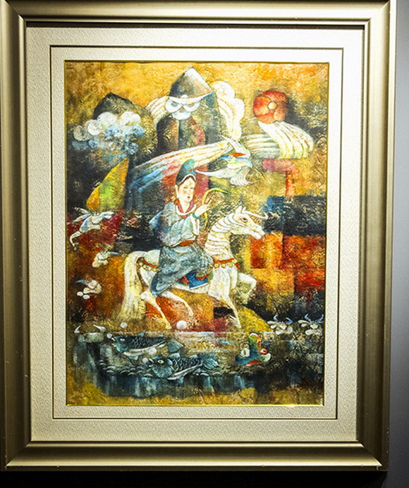 《纳西族东巴画艺术百年展》桂林展开幕